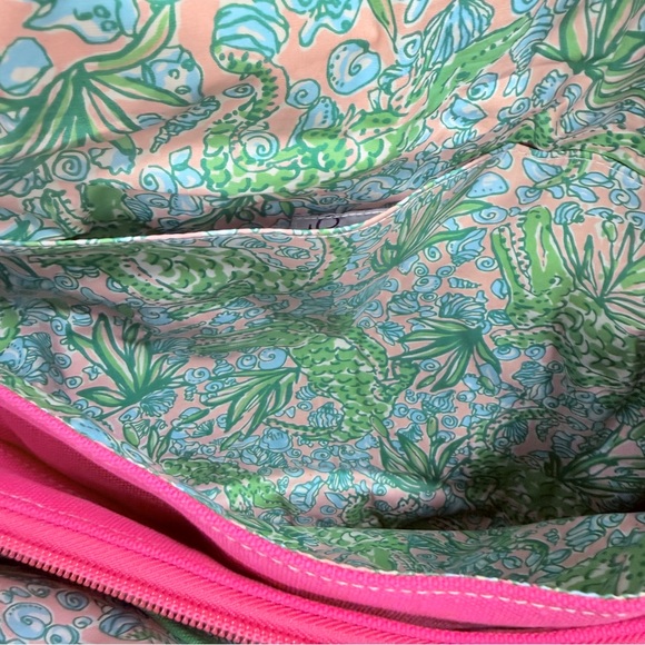 NWT Lilly Pulitzer WHITE LABEL Baby Bag Canvas with Changing Pad - Picture 11 of 14